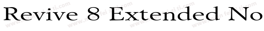 Revive 8 Extended Normal字体转换